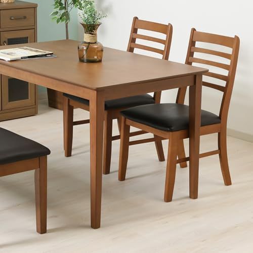 スノア96783 単品 組立商品 食卓 天然木 ブラウン 幅120×奥行75×高さ70cm 2 4人用 ダイニングテーブル 不二貿易 MARWIL-DEMENAGEMENTS_CH