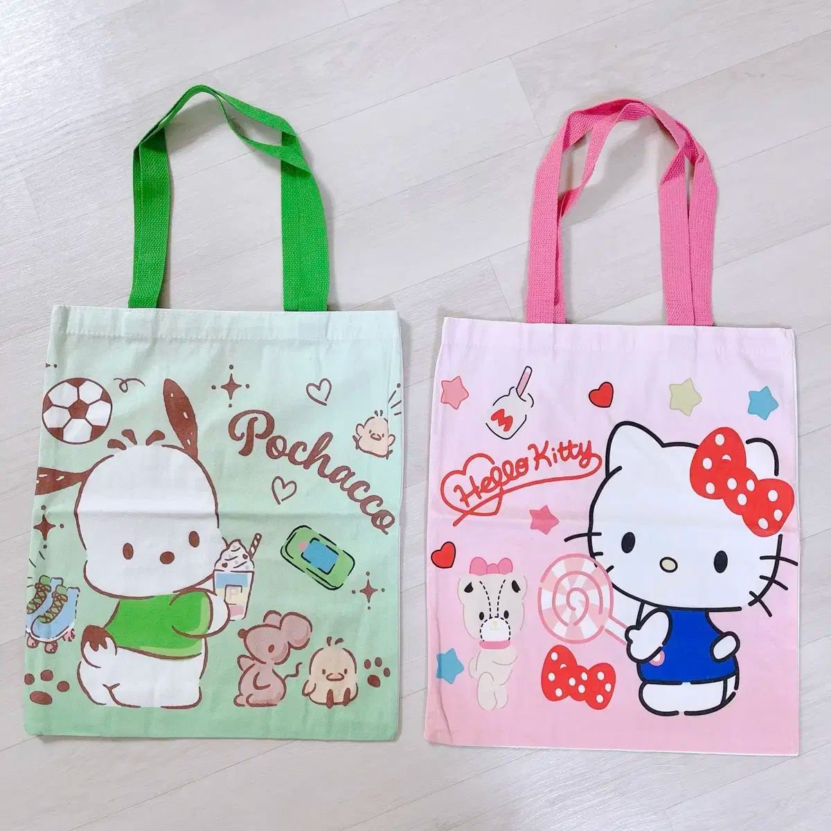 キッズファッション小物 Sanrio(サンリオ) ポチャコ キティ エコバッグ