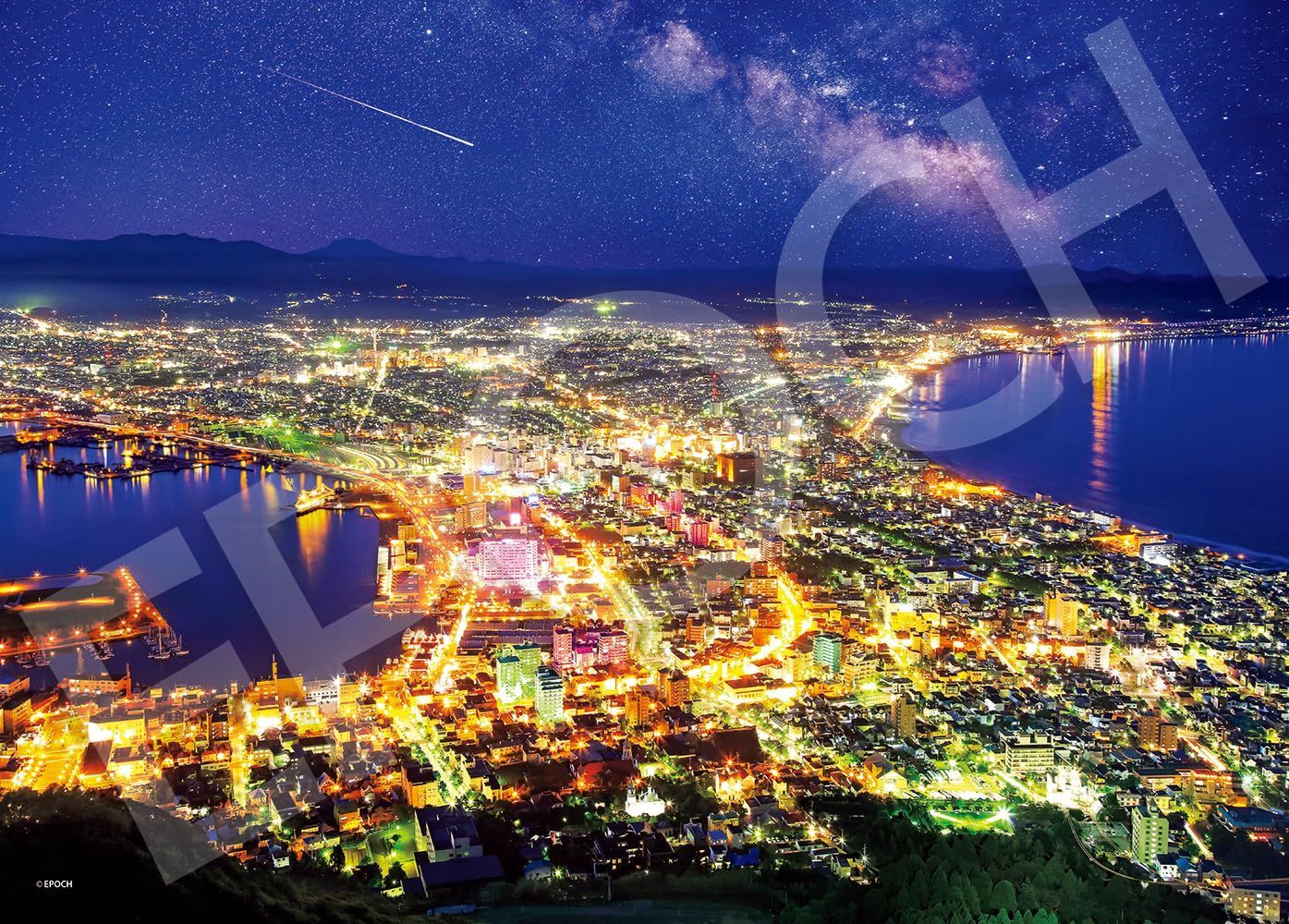 【新着商品】ヘラ付き のり付き 点数券付き 06-309s （38×53cm） 光輝く函館夜景－北海道 日本風景 EPOCH ジグソーパズル 500ピース エポック社
