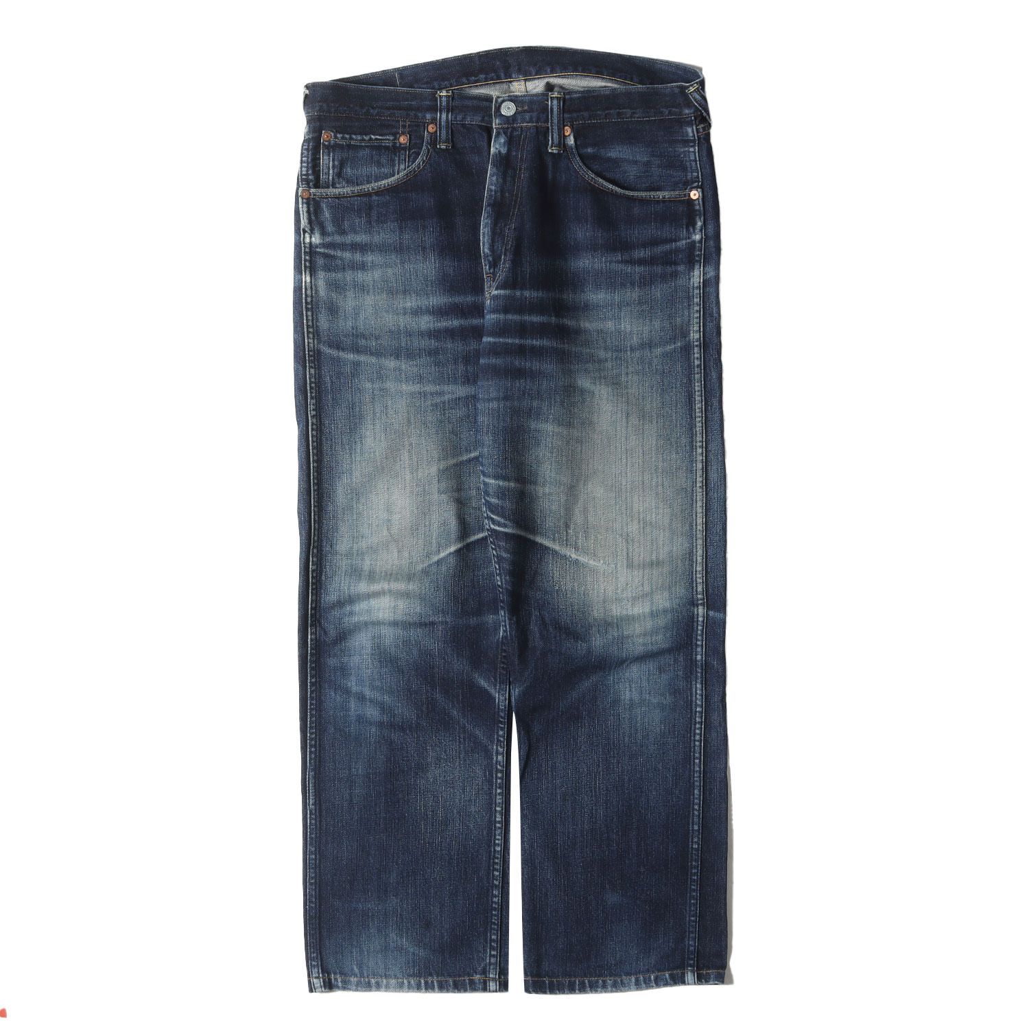 ダメージ加工カモメポケットスリムフィットジーンズ #2010 – EVISU