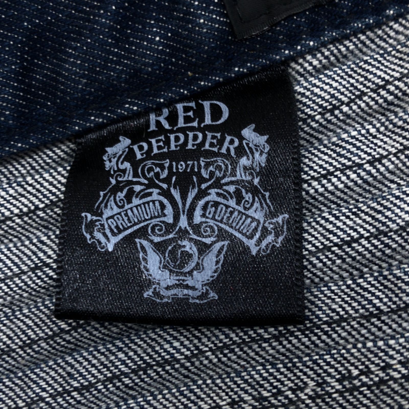 美品 RED PEPPER レッドペッパー USED加工 y2k スタッズ ファー