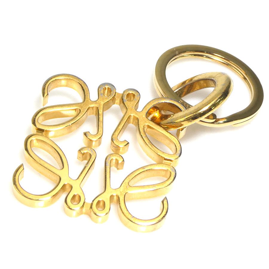 ロエベ LOEWE アナグラム キーチェーン チャーム キーホルダー イエロー ロエベ LOEWE チャーム アナグラム ロエベ LOEWE アナグラム キー