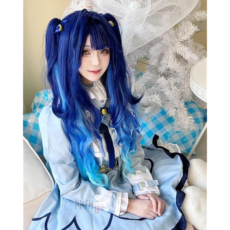 在庫 神併 天宮こころ コスプレ ウィッグ付き 洋服 VTuber コスプレ衣装 大人用 仮装 文化祭 イベント コスチューム ステージ服 Amamiya Kokoro cosplay 天宮こころ ウィッグ付き L 1 MANTTHAN_COM