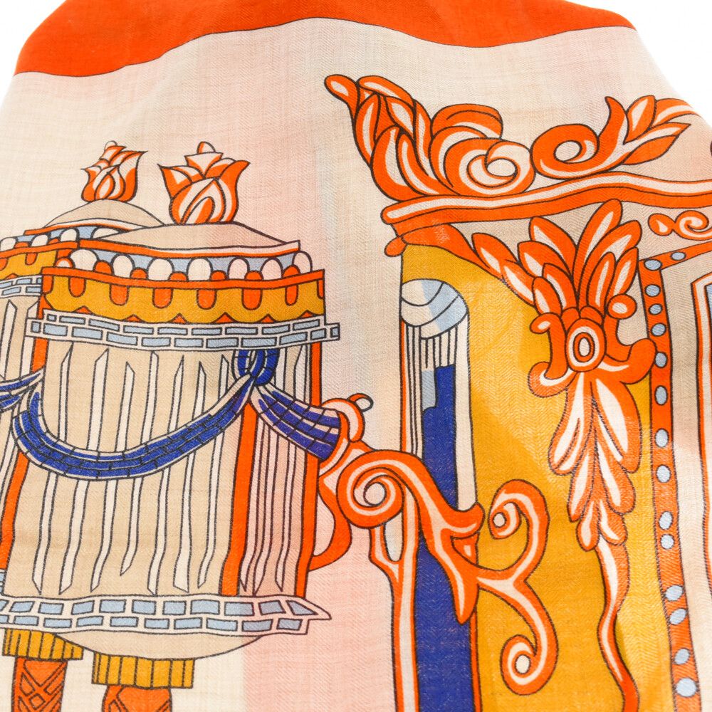 HERMES (エルメス) CHALE CACHEMIRE 140 COUPE DE GALA カレ