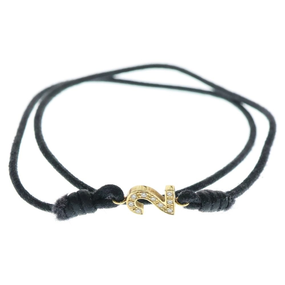  アイファニー K 18 YG NO.2 ダイヤモンド ナンバーブレスレット イエローゴールド ブレスレット アクセサリー