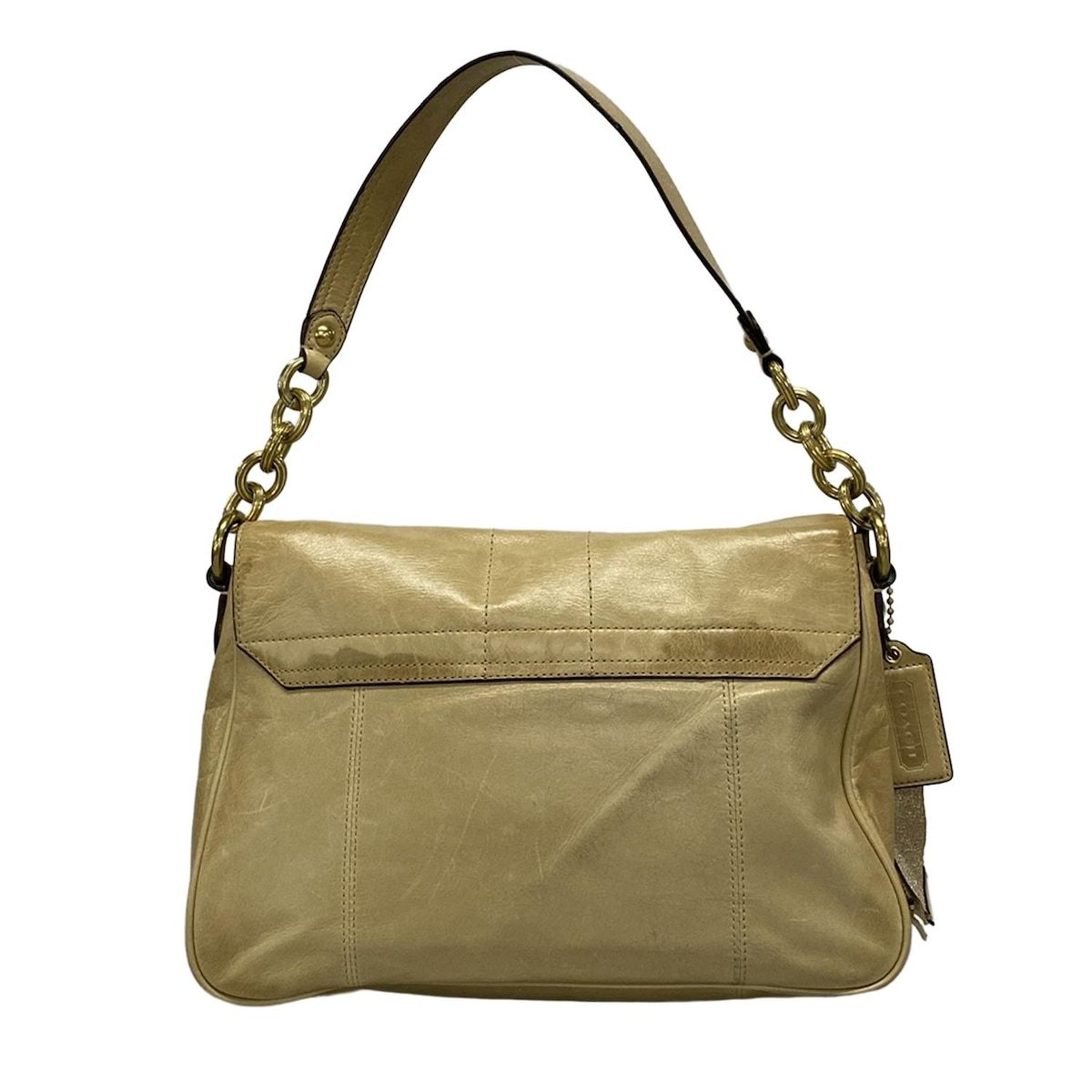 coach コーチポピー　オールレザーショルダーバッグ　ベージュ COACH コーチ ショルダーバッグ ポピー ベージュ F17925 肩掛け