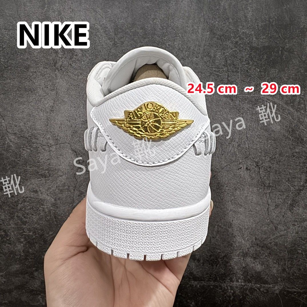 新品 未使用 NIKE WMNS AIR JORDAN 1 MM LOW ナイキ ウィメンズ エアジョーダン1 メソッド オブ メイク  FN5032-100 セイル/メタリック ゴールド 男女兼用 - メルカリ