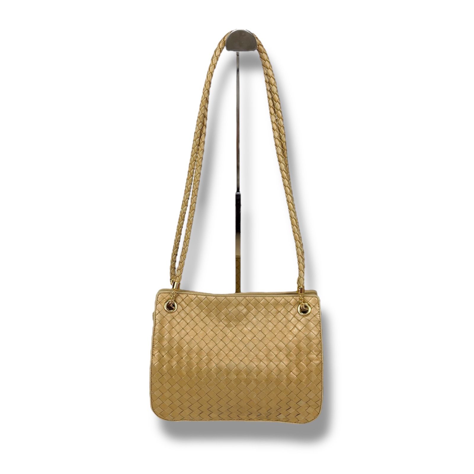 ボッテガヴェネタ BOTTEGA VENETA ショルダーバッグ 肩掛け ゴールド 