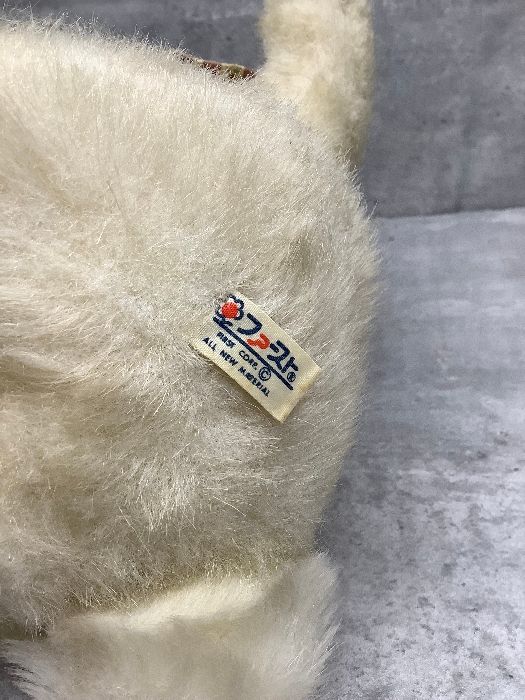 【当時物】ファースト社製　ドレス うさぎ　ぬいぐるみ Z1a ファースト社 兎 うさぎ ウサギ ぬいぐるみ 人形 高さ36