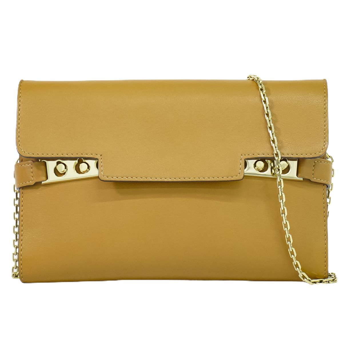 本物 デルヴォー DELVAUX タンペート チェーン ショルダーウォレット 