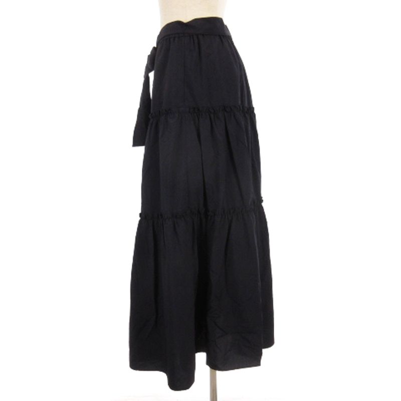 エムズグレイシー M'S GRACY 24SS リボンベルト付きティアード