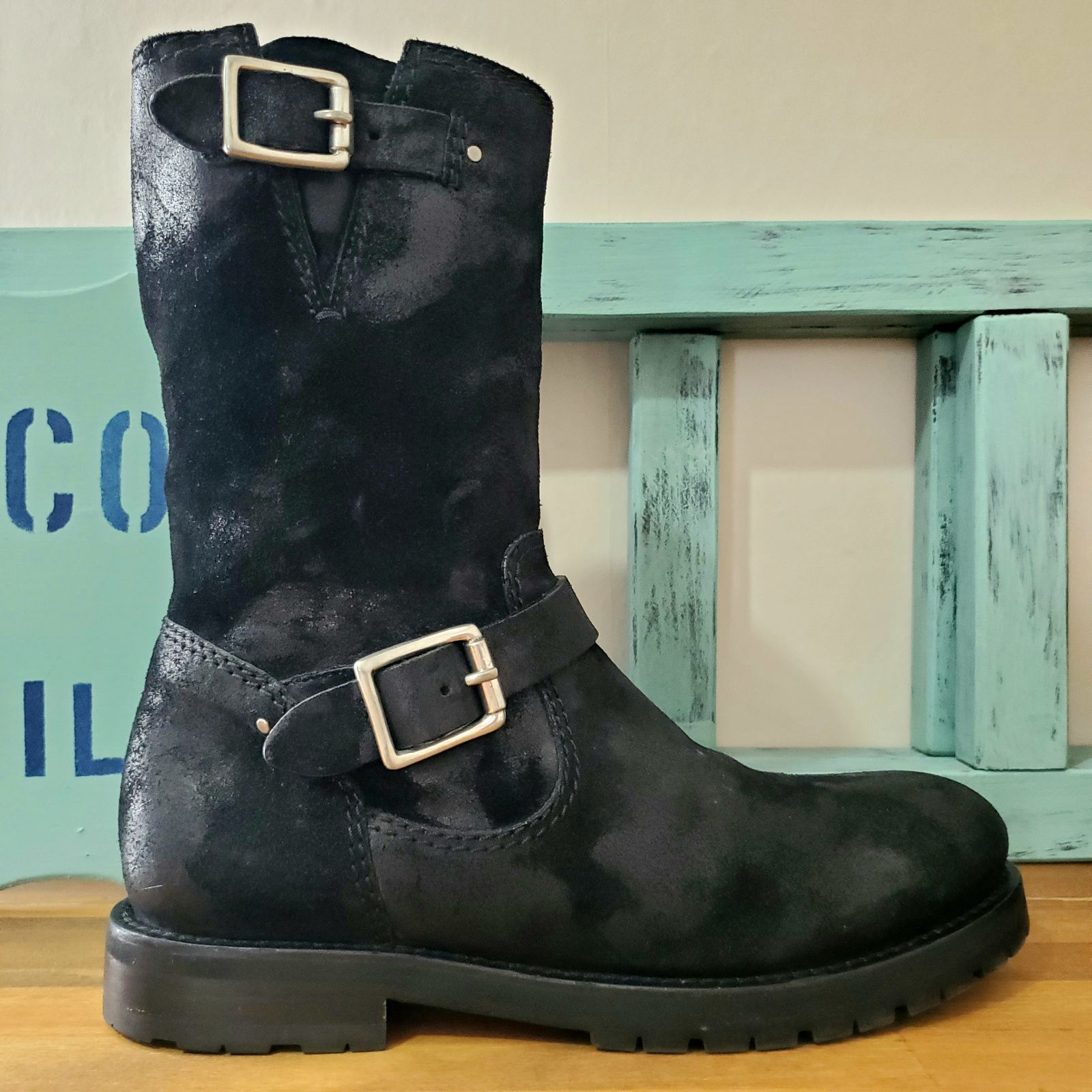 JIMMY CHOO ジミーチュウ□極美品 16年 イタリア製 choo247 ワックス 