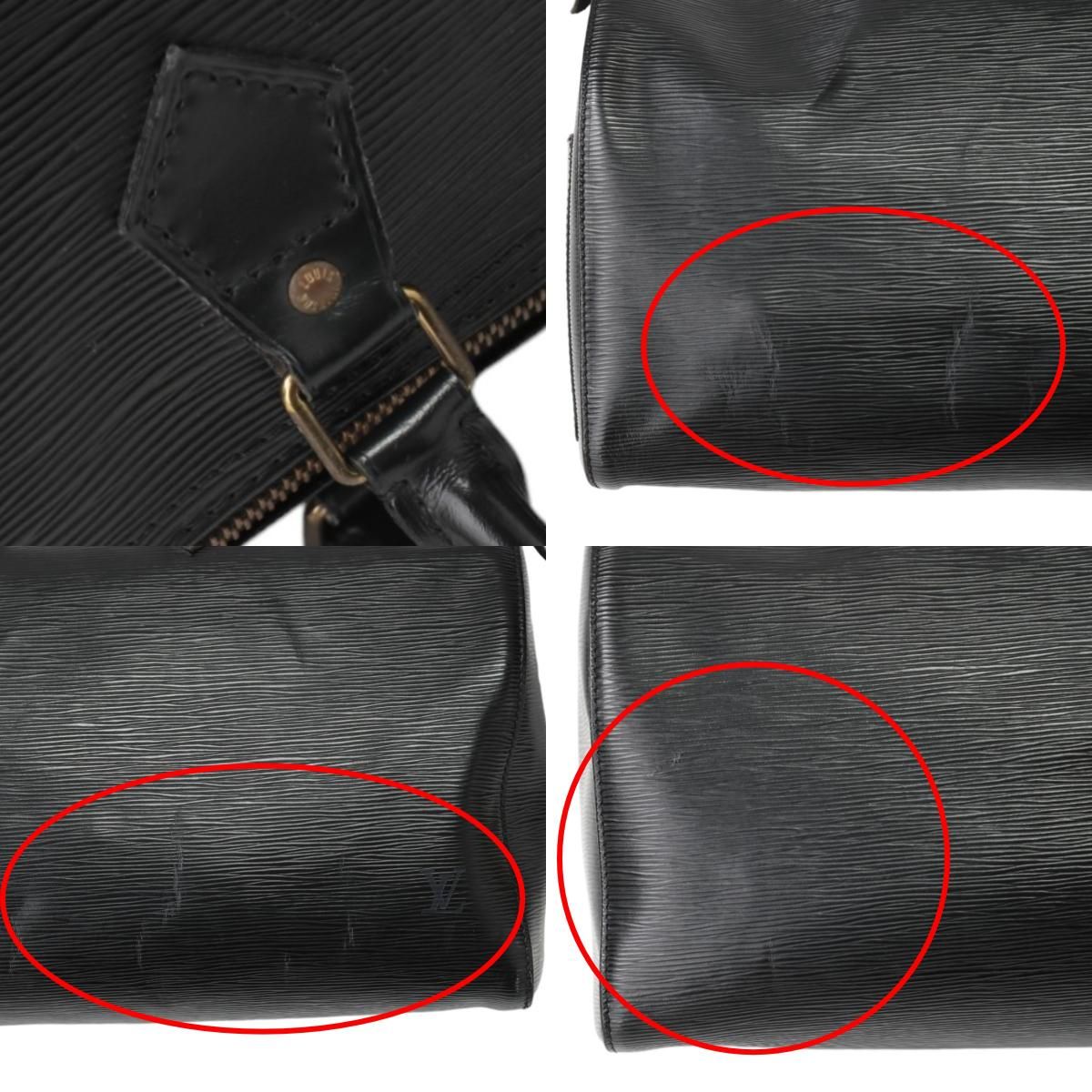 ルイヴィトン M42982 エピ ボストンバッグ スピーディ40　ノワール ハンドバッグ LOUIS VUITTON ブラック