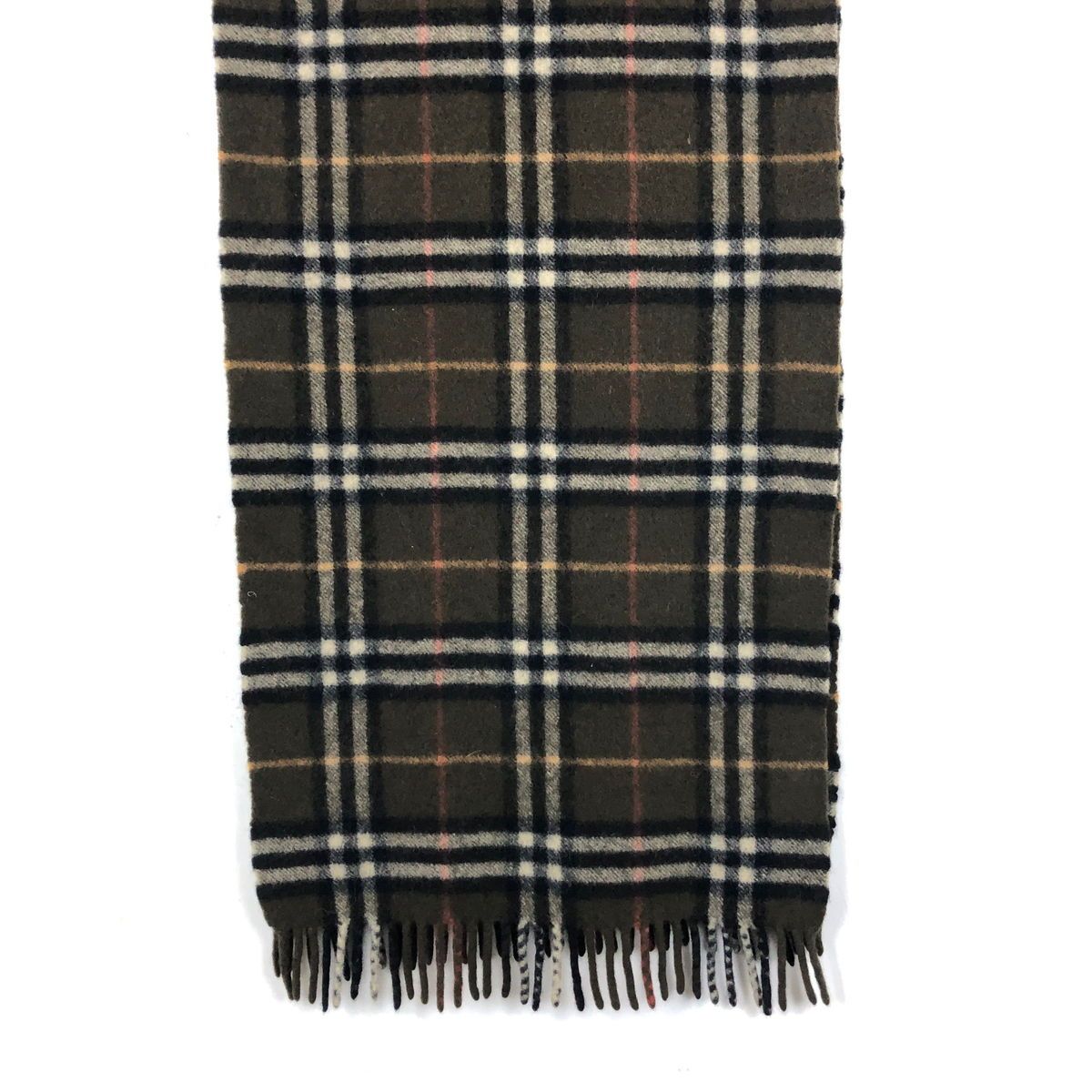 古着】 Burberrys of london ウール マフラー チェック柄 やや厚手