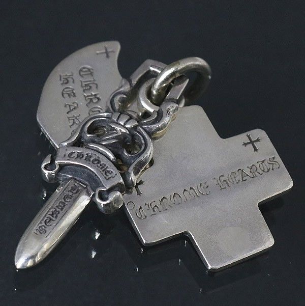 CHROME HEARTS 銀座店 クロムハーツ スリートリンケッツ ペンダント トップ チャーム シルバー SV925 95529