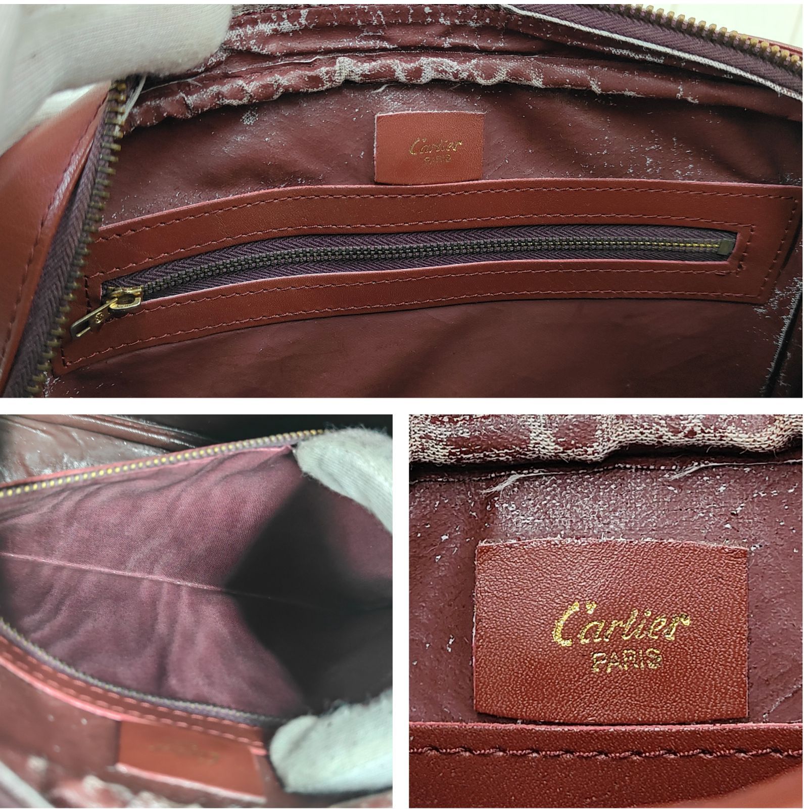 ヴィンテージ 外観美品】Cartier カルティエ ショルダーバッグ