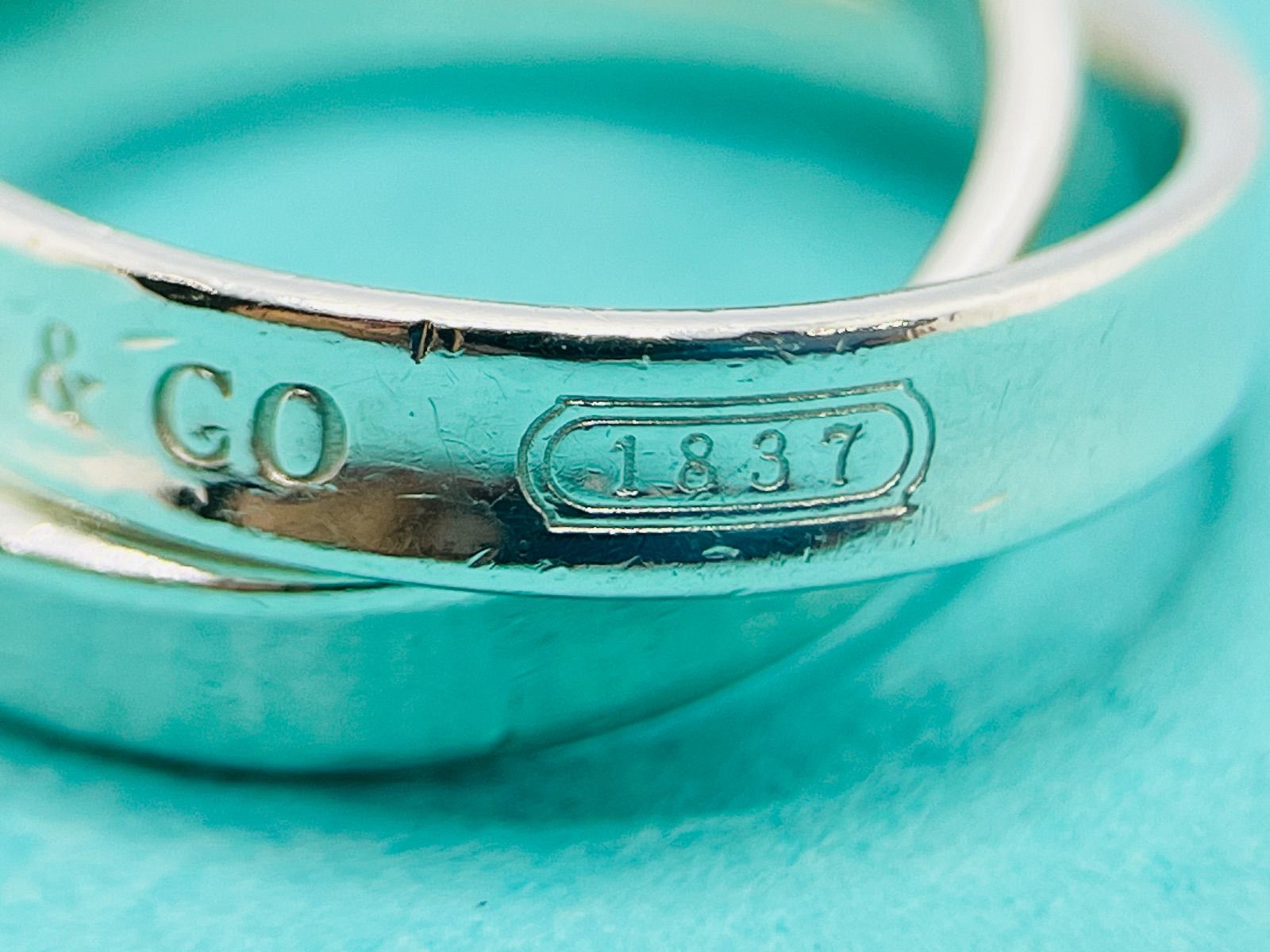 a004 送料無料 Tiffany&Co. ティファニー 1837 インターロッキング