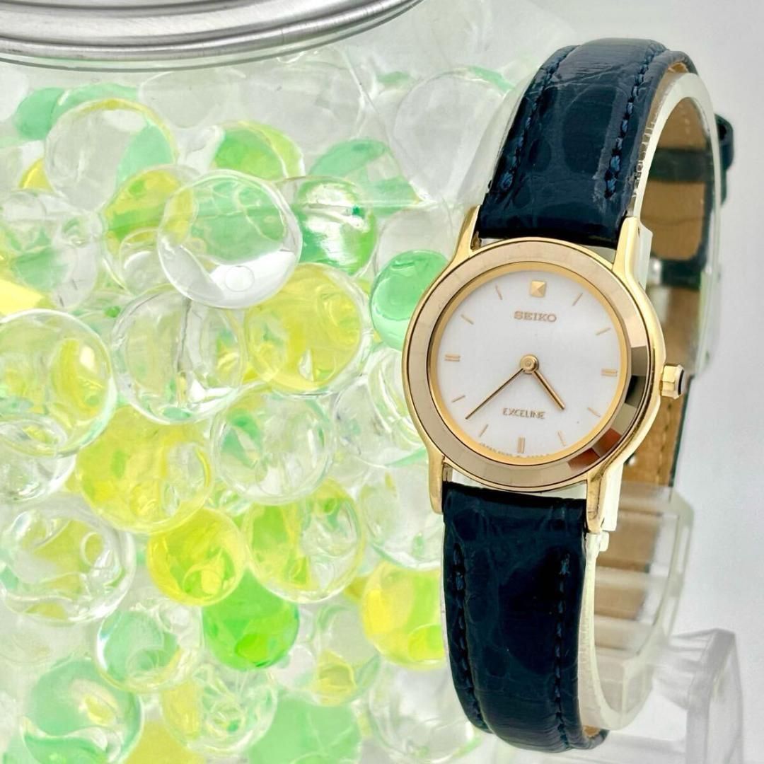 電池 SEIKO エクセリーヌ タングステン レディース 腕時計