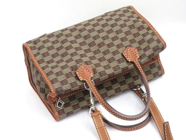 ■美品■　モロー パリ 2WAY ハンド ショルダー バッグ ブラウン コーティング レザー 【A74905】 △限定値下げ▽ □美品□ モロー パリ 2WAY ハンド ショルダー バッグ