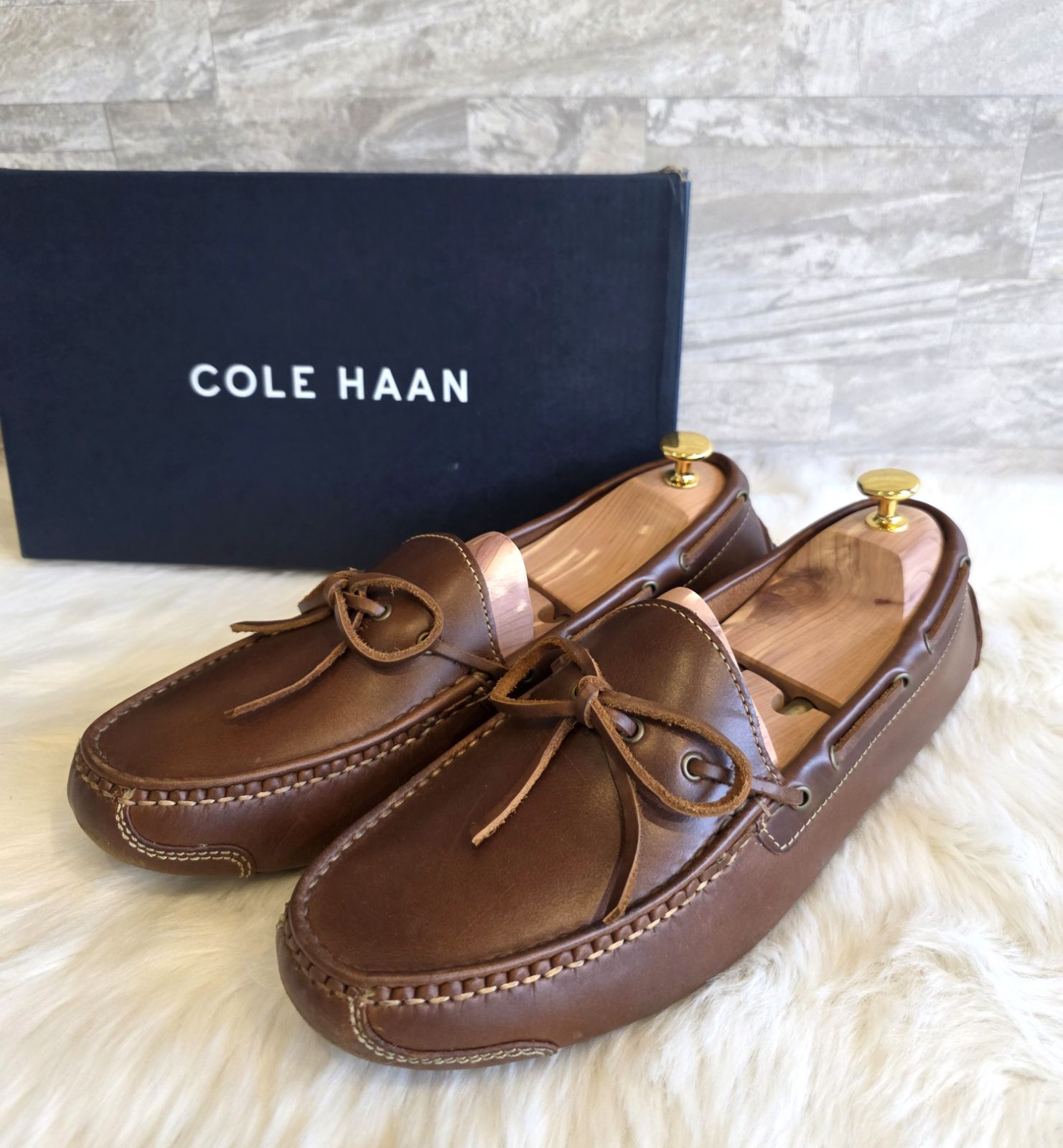 COLE HAAN ブラウン モカシン COLE HAAN ブラウン モカシン