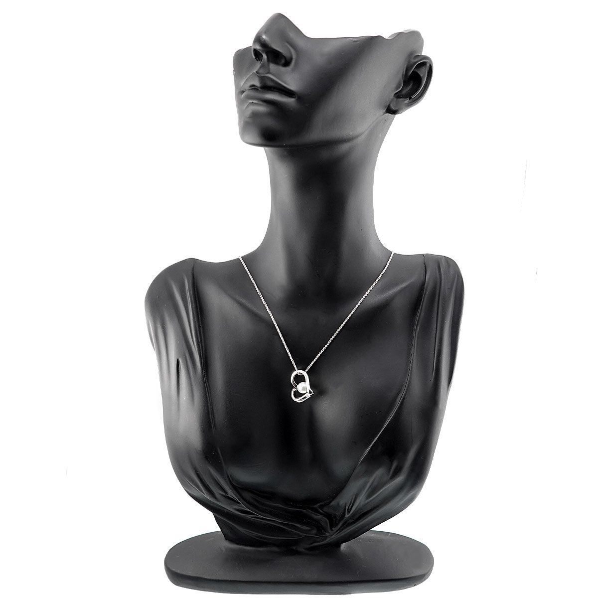 ミキモト MIKIMOTO アコヤ真珠 6.2mm ネックレス 45cm K18 WG ホワイト  