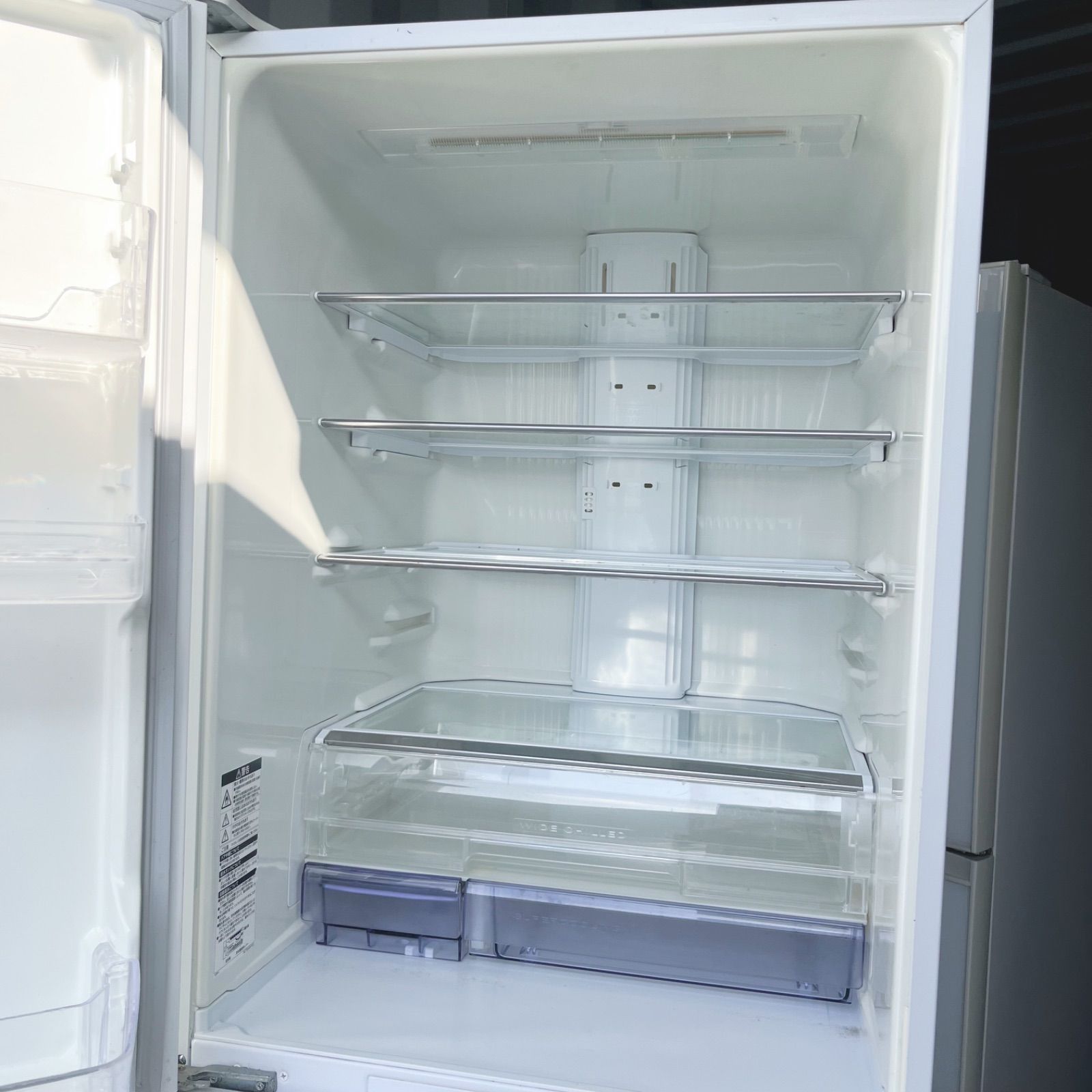 63取付無料！三菱ワイドチルドルーム搭載おしゃれホワイトインテリア5ドア冷蔵庫 63取付無料！三菱ワイドチルドルーム搭載おしゃれホワイトインテリア5