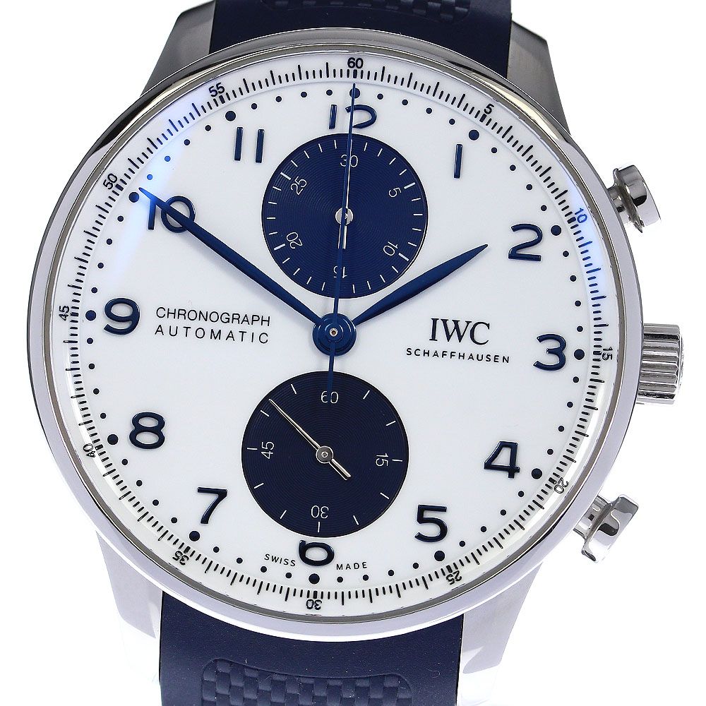 IWC IWC SCHAFFHAUSEN IW371620 ポルトギーゼ クロノグラフ 自動巻き メンズ良品箱・保証書付き_808107 - メルカリ