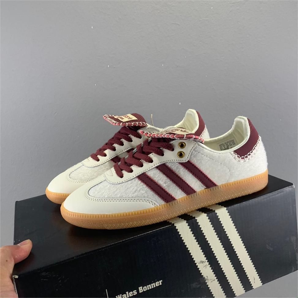 未使用 Adidas samba Pony Wales Bonner ホワイト カップルシューズ レディース/メンズ 箱付/