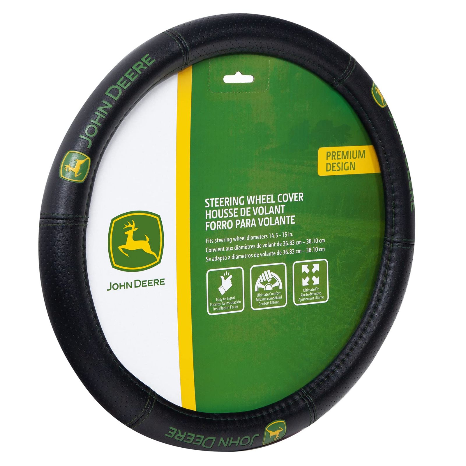 Plasticolor 006713R01 John Deere デラックス ハイコントラスト ステッチ ハンドルカバー 