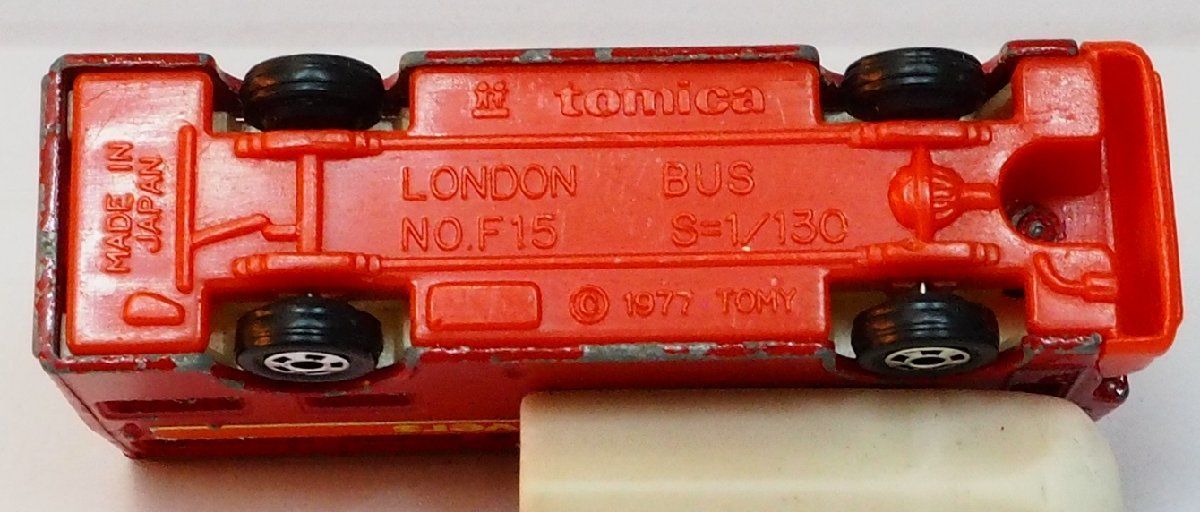 日本製トミカ F15【LONDON BUS 2階建てロンドン バス red bus rovers赤レッド】1/130ミニカー□tomicaトミー【中古】送料込  - メルカリ