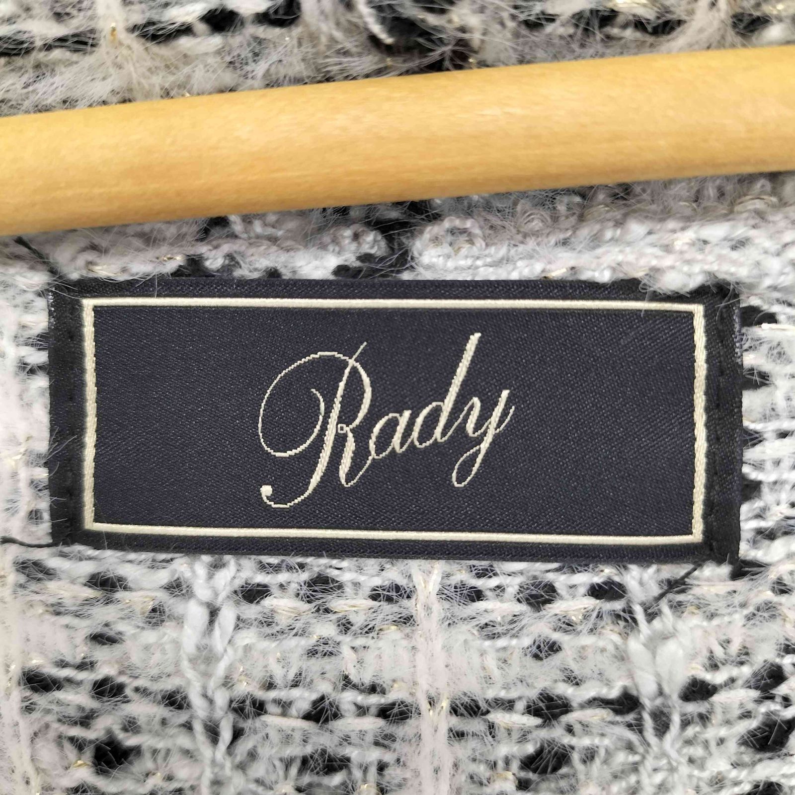 Rady  ビジュ  ツイード コート レディ Rady ツイード ファー付き コート レディース FREE
