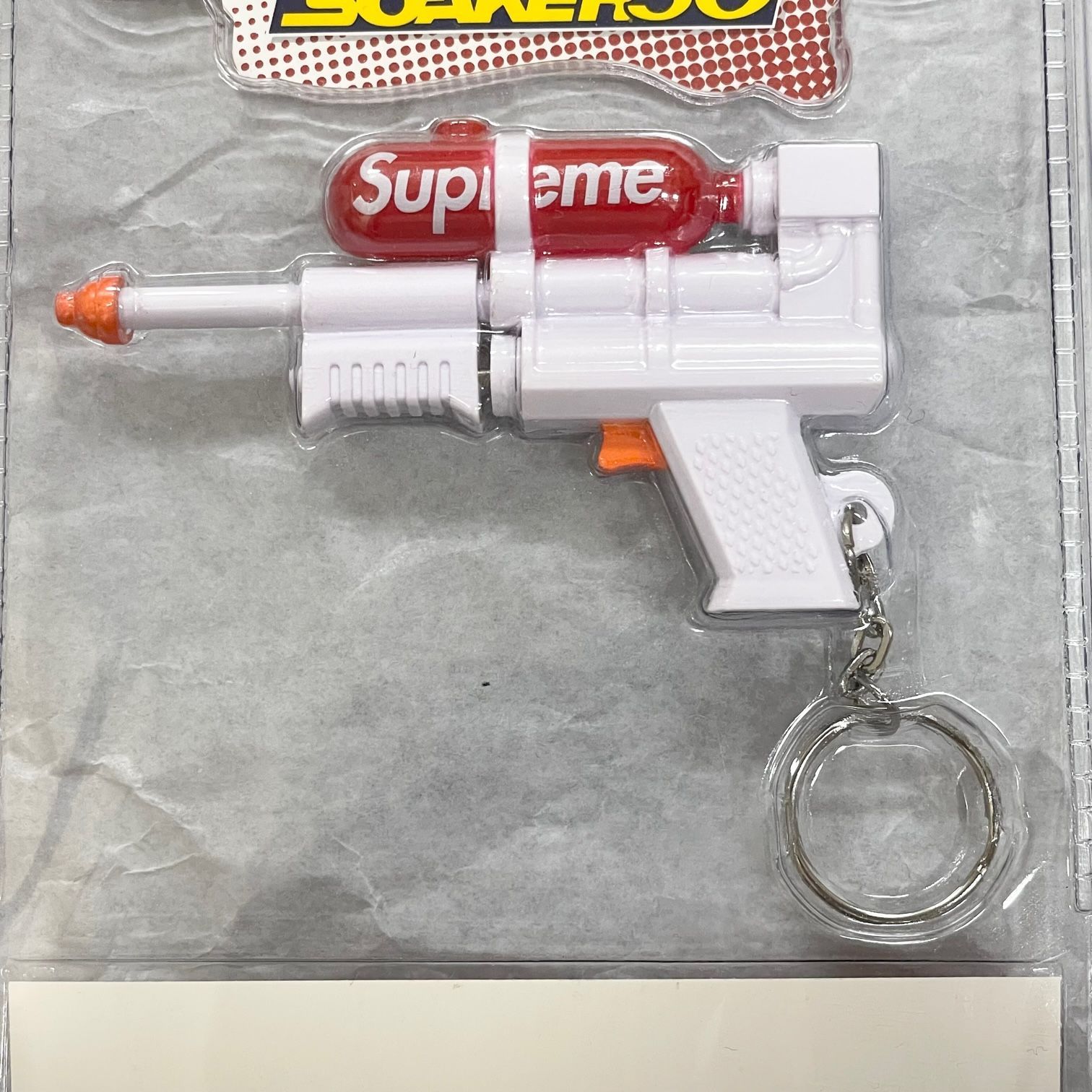未開封 Supreme 19SS SUPER SOAKER 50 WATER BLASTER KEYCHAIN 水鉄砲