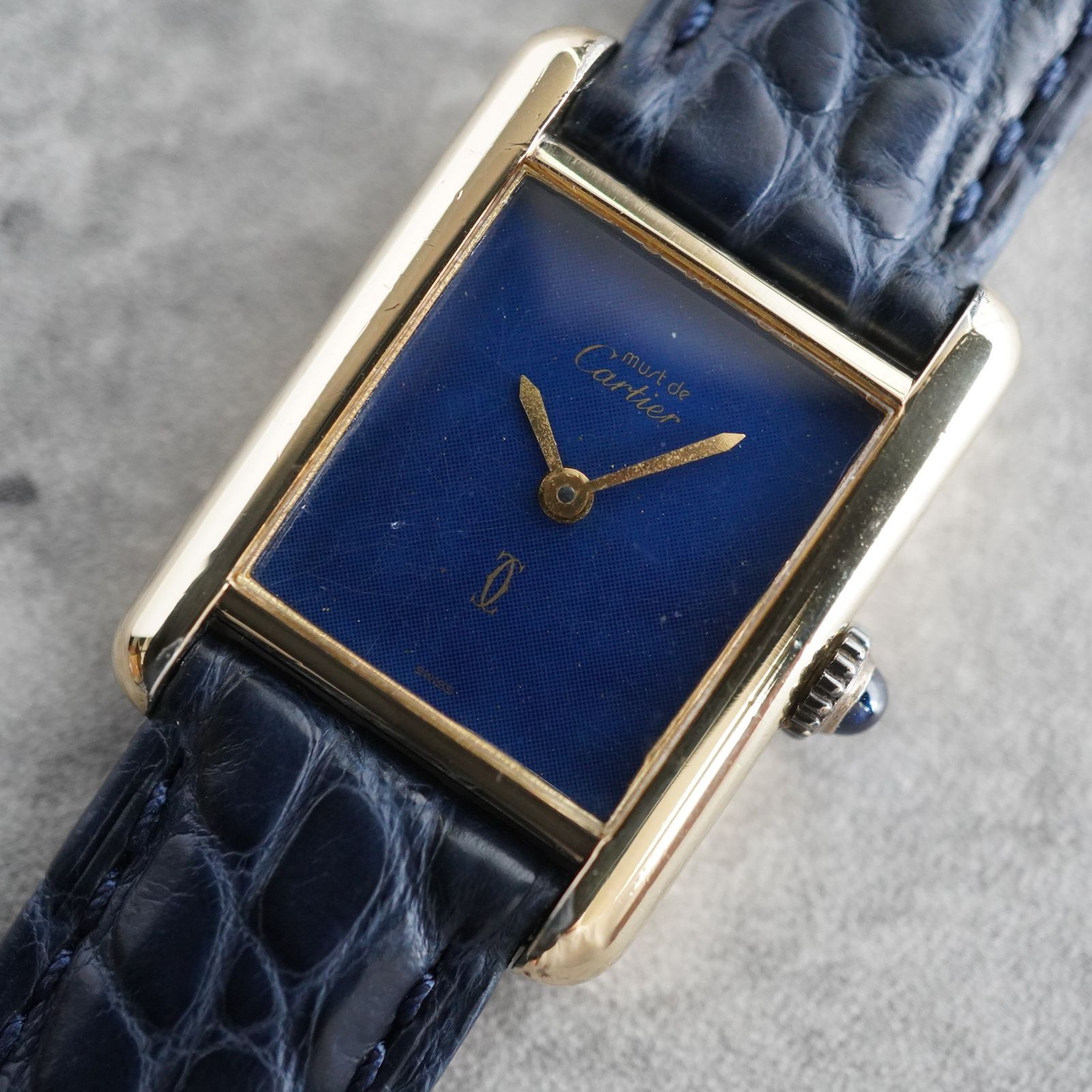 CARTIER カルティエ マスト タンク SM ラピスラズリ - メルカリ