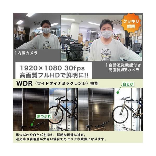 サンコー 自動追従機能付き高画質WEBカメラ