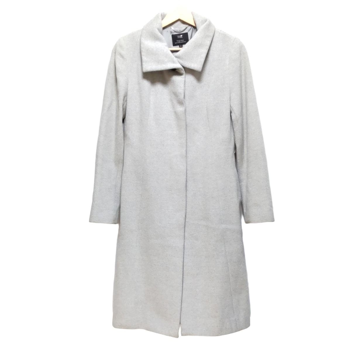 23区 ニジュウサンク コート サイズ38 M レディース - ライトグレー 長袖|秋|冬