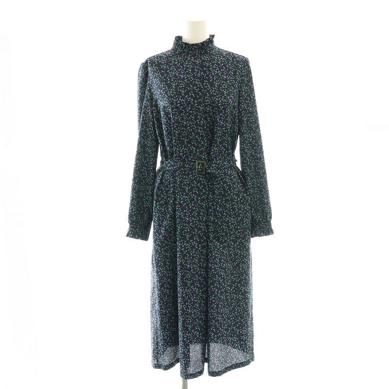 A.P.C アーペーセー　ワンピース　長袖　Aライン　ネイビー　紺色 A.P.C アーペーセー ワンピース 長袖 Aライン ネイビー 紺色