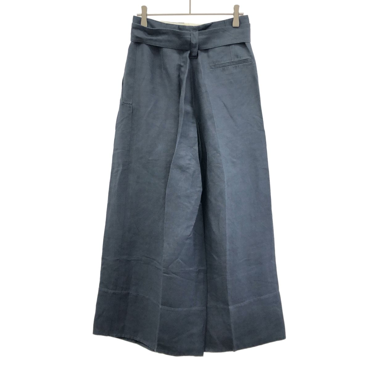 Philo リネンレーヨンベルテッドワイドパンツ