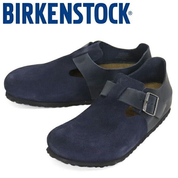 BIRKENSTOCK ビルケンシュトック 1030157 LONDON ロンドン ミックスドレザーシューズ NEW NAVY レギュラー BI482 レギュラー 40-約26.0cm