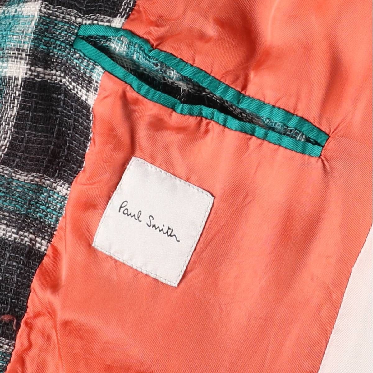 古着 ポールスミス Paul Smith チェック柄 チェスターコート