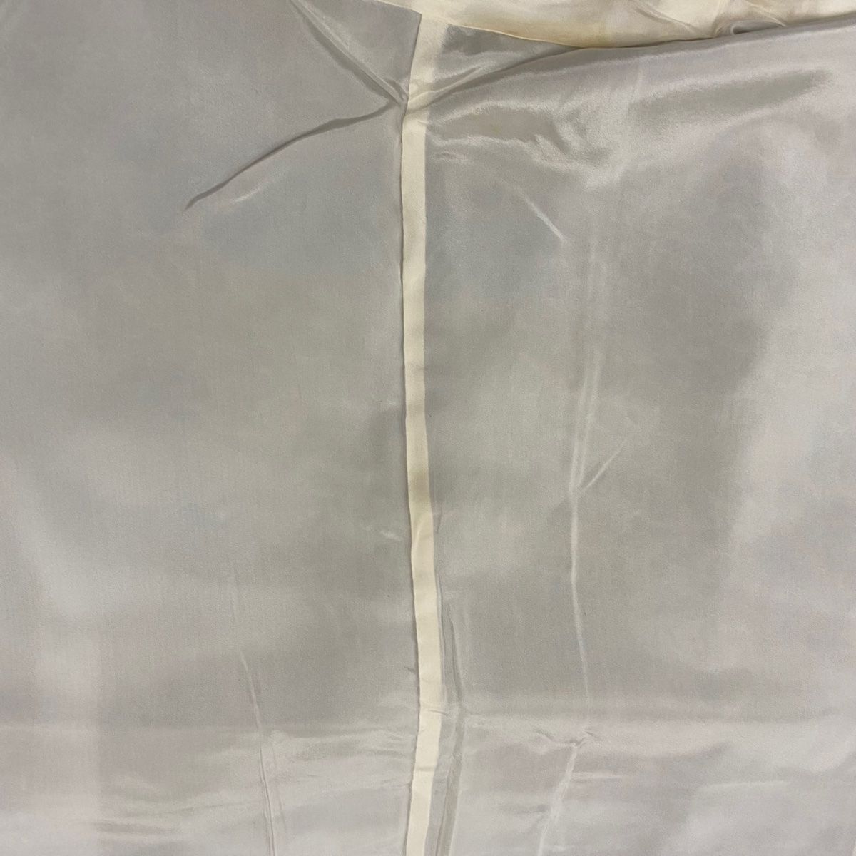 訪問着 身丈161cm 裄丈67.5cm L 袷 落款 萩 縦縞 青灰色 正絹 秀品 MERCADOAVALIA_COM_BR