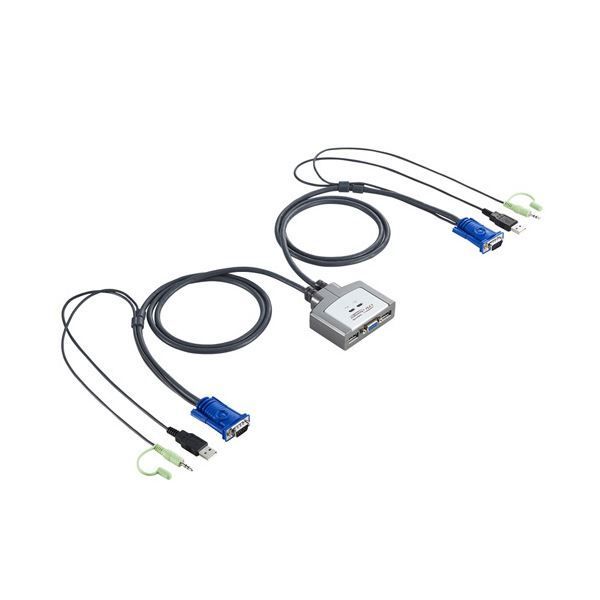 サンワサプライ パソコン自動切替器 2 1 SW-KVM2AUUN 1台
