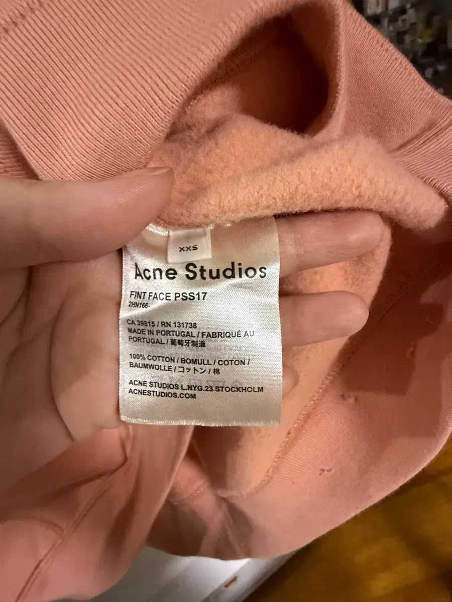 スウェット ペールピンク