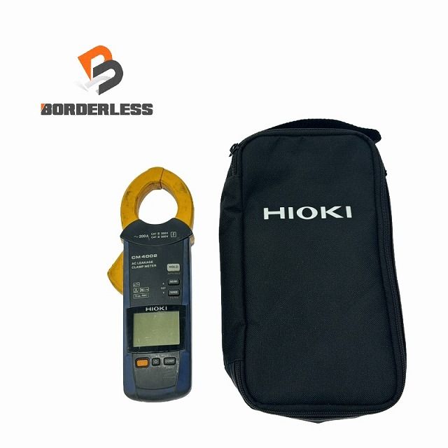☆中古品☆HIOKI 日置電機 ACリーククランプメーター CM4002 ケース付 