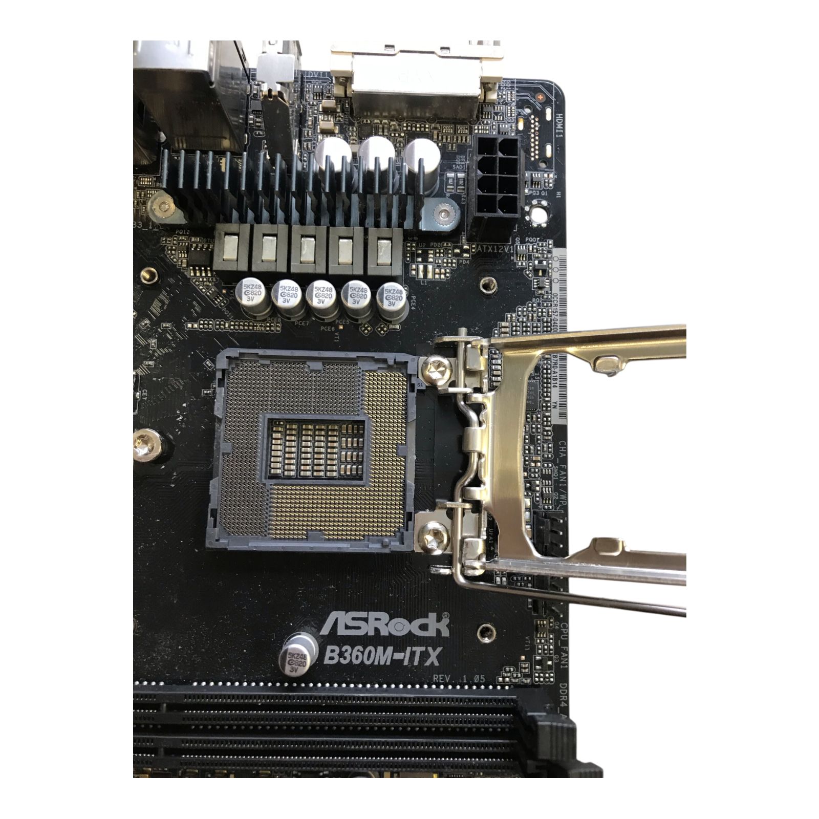 中古] ASRock B360M-ITX マザーボード番号A123 - メルカリ