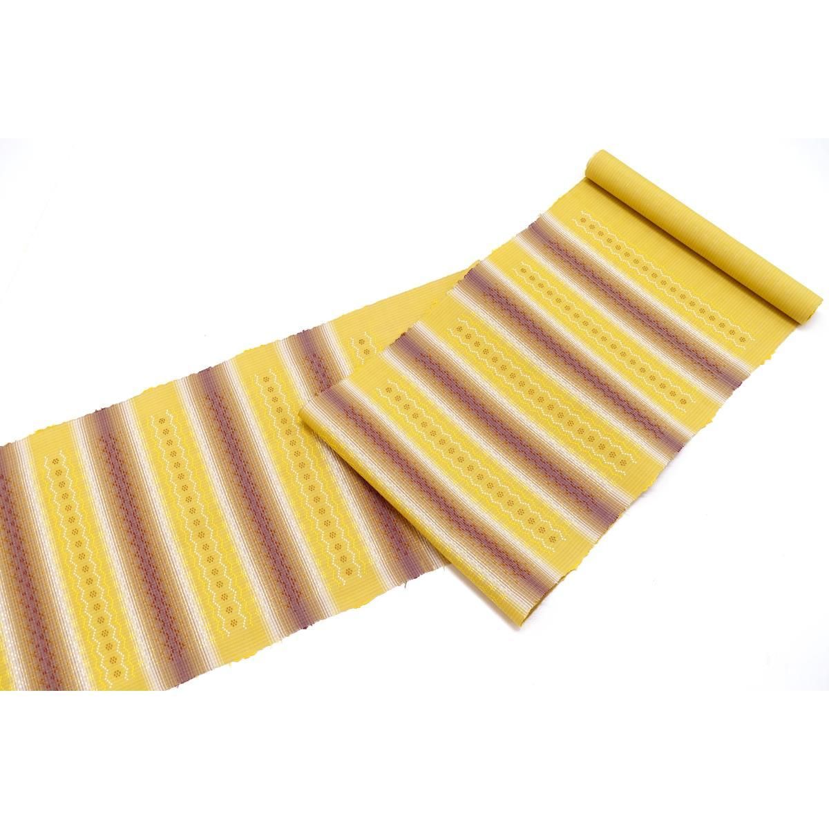 未使用品】名古屋帯 南風原花織 未仕立て品 楽天市場】【新古品
