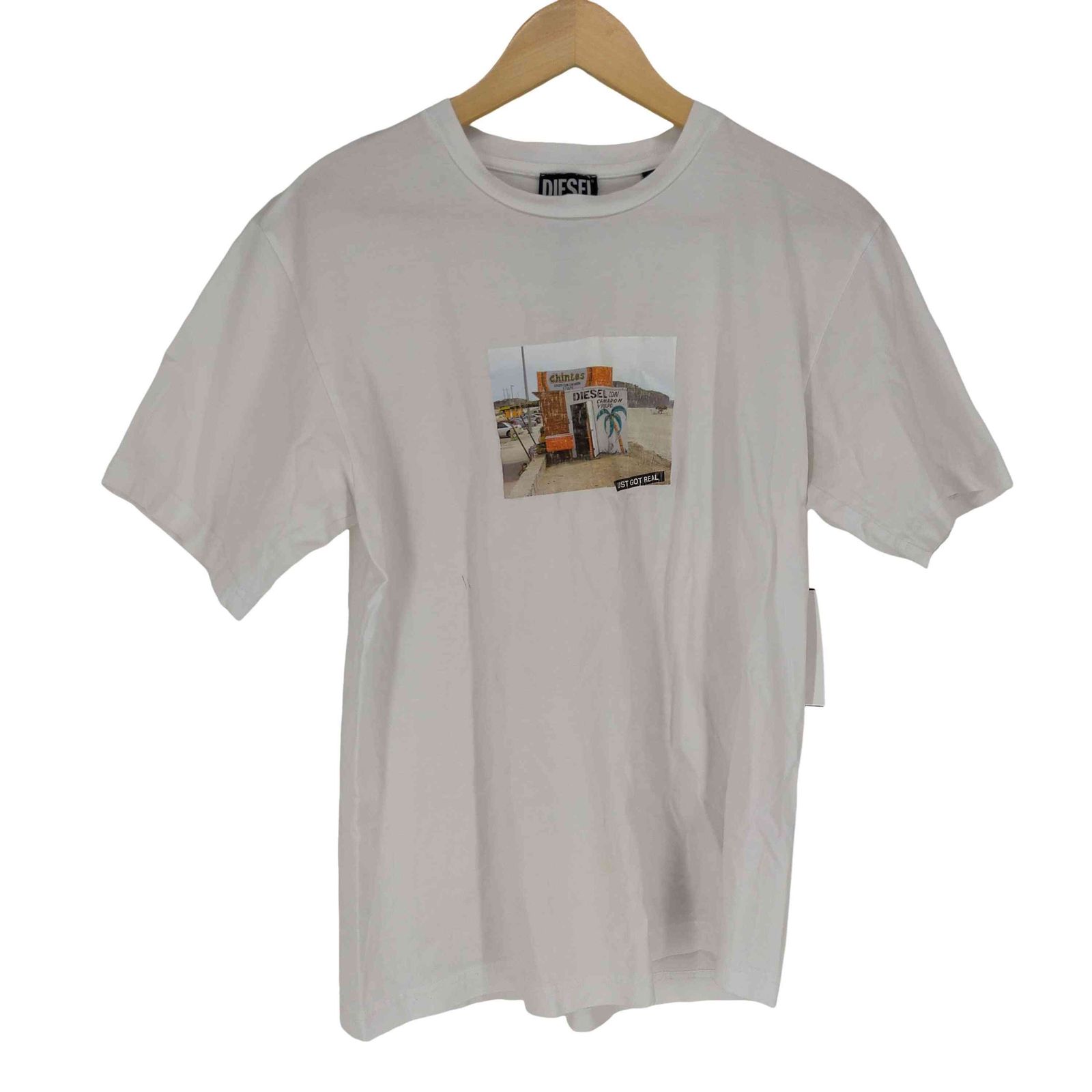ディーゼル DIESEL フロントプリントS/S TEE メンズ JPN：S 