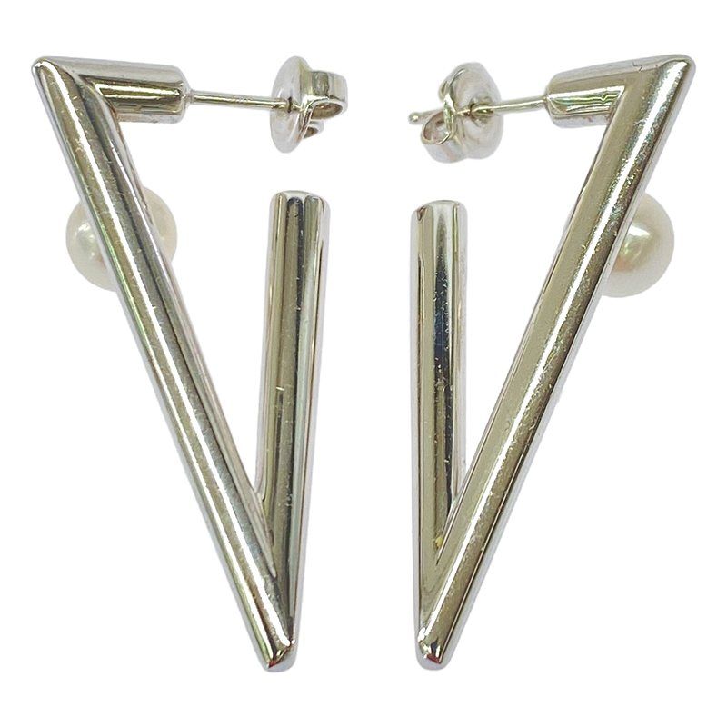 ミキモト　Vcode ブイコード　シルバー　ホワイトゴールド　ピアス MIKIMOTO / ミキモト | V CODE ピアス セット | シルバー / ホワイト