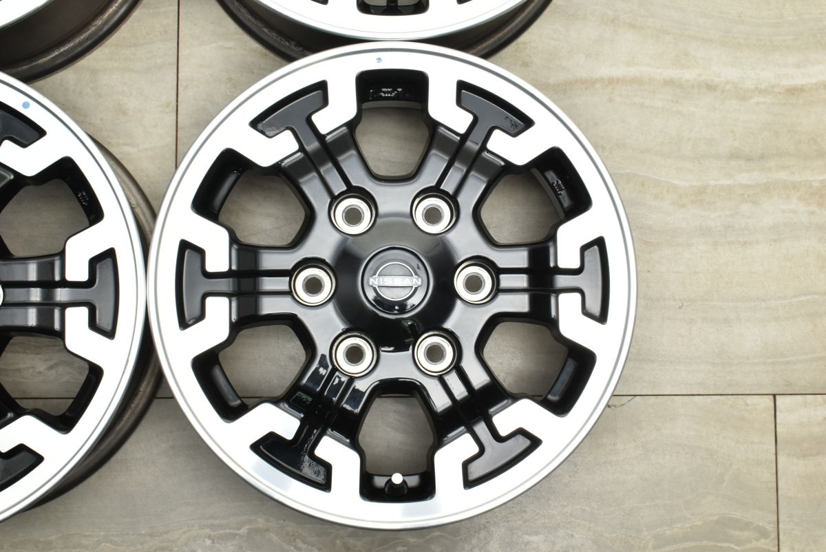 匿名送料込 キャラバン ブラックギア 純正ホイール&タイヤ プロスタイル 日産純正(NISSAN) NV350キャラバン プロスタイル専用ホイール +