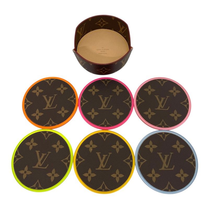LOUIS VUITTON ルイ ヴィトン モノグラム コースター6枚セット GI0489 その他小物 ユニセックス