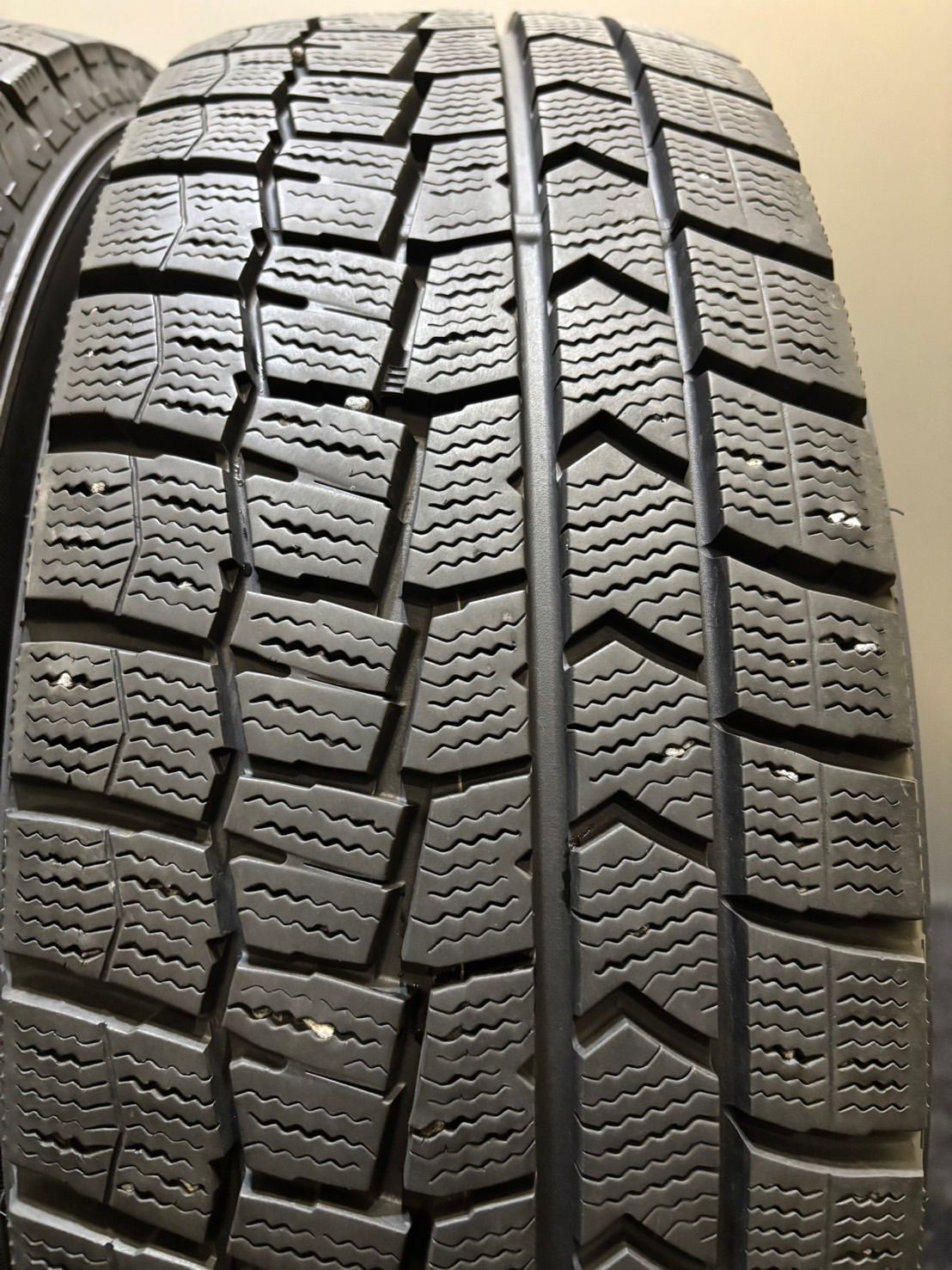 ☆195/65R16 DUNLOP/WINTER MAXX WM02 19年製 PRD 16インチ 6J +45 100 